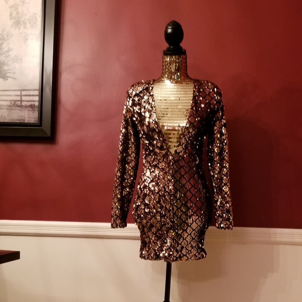 Lac Bleu Sequined Dress